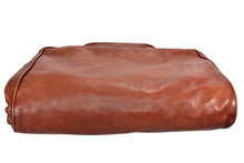 Load image into Gallery viewer, Vintage 2001 Ghurka Marley Hodgson No. 173 SHEATH Chestnut Vintage Leather 38 Bi-Fold 2-3 Suit Garment Bag