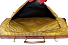 Load image into Gallery viewer, Vintage 1991 Ghurka Marley Hodgson No. 83 PACKET Derby Check Tri-Fold 2-3 Suit Garment Bag