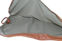 Load image into Gallery viewer, Vintage 2001 Ghurka Marley Hodgson No. 173 SHEATH Chestnut Vintage Leather 38 Bi-Fold 2-3 Suit Garment Bag