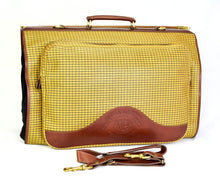 Load image into Gallery viewer, Vintage 1991 Ghurka Marley Hodgson No. 83 PACKET Derby Check Tri-Fold 2-3 Suit Garment Bag