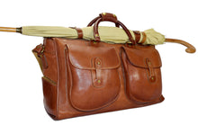 Load image into Gallery viewer, Vintage Ghurka Marley Hodgson 1994 Express No. 2 Chestnut Vintage Leather 38 Duffle Bag