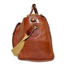 Load image into Gallery viewer, Vintage Ghurka Marley Hodgson 1994 Express No. 2 Chestnut Vintage Leather 38 Duffle Bag