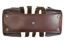 Load image into Gallery viewer, NWT 1997 Ghurka Marley Hodgson Camberley Mandalay Zebra & Alligator Skin Satchel Bag