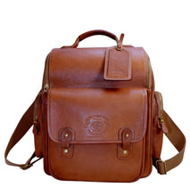 Load image into Gallery viewer, Ghurka Marley Hodgson 2001 Techpack Backpack No. 193 Chestnut Vintage Leather 38