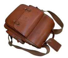 Load image into Gallery viewer, Ghurka Marley Hodgson 2001 Techpack Backpack No. 193 Chestnut Vintage Leather 38