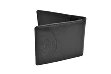 Load image into Gallery viewer, New 1985 Vintage Ghurka Marley Hodgson Money Clip No. GW119 Black Saddle Leather