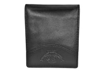 Load image into Gallery viewer, New 1985 Vintage Ghurka Marley Hodgson Money Clip No. GW119 Black Saddle Leather