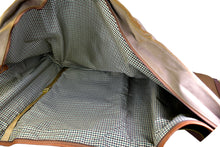 Load image into Gallery viewer, Vintage 1999 Ghurka Marley Hodgson No. 83 PACKET Chestnut Vintage Leather 38 Tri-Fold 2-3 Suit Garment Bag