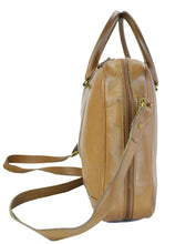 Load image into Gallery viewer, Vintage 1993 Ghurka Marley Hodgson No. 105 Madison Messenger Saddle Tan Briefcase Bag