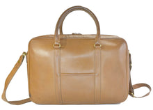 Load image into Gallery viewer, Vintage 1993 Ghurka Marley Hodgson No. 105 Madison Messenger Saddle Tan Briefcase Bag