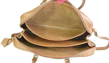 Load image into Gallery viewer, Vintage 1993 Ghurka Marley Hodgson No. 105 Madison Messenger Saddle Tan Briefcase Bag