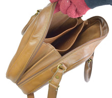 Load image into Gallery viewer, Vintage 1993 Ghurka Marley Hodgson No. 105 Madison Messenger Saddle Tan Briefcase Bag