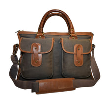 Load image into Gallery viewer, Ghurka Marley Hodgson 1987 Examiner No. 5 Charcoal Twill Duffle Bag