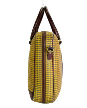Load image into Gallery viewer, Vintage 1993 Ghurka Marley Hodgson No. 105 Madison Messenger Briefcase Bag Derby Check