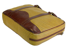 Load image into Gallery viewer, Vintage 1993 Ghurka Marley Hodgson No. 105 Madison Messenger Briefcase Bag Derby Check