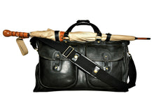 Load image into Gallery viewer, Vintage Ghurka Marley Hodgson 1997 Express No. 2 Black Vintage Leather 38 Duffle Bag