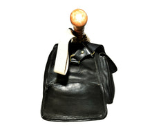 Load image into Gallery viewer, Vintage Ghurka Marley Hodgson 1997 Express No. 2 Black Vintage Leather 38 Duffle Bag