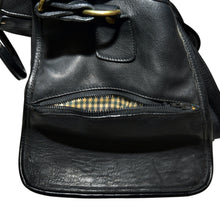 Load image into Gallery viewer, Vintage Ghurka Marley Hodgson 1997 Express No. 2 Black Vintage Leather 38 Duffle Bag