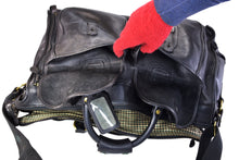 Load image into Gallery viewer, Ghurka Marley Hodgson 1998 Express No. 2 Black Vintage Leather 38 Duffle Bag