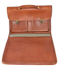 Load image into Gallery viewer, Vintage Ghurka Marley Hodgson No 188 ETON Chestnut Vintage Leather Briefcase Bag