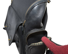 Load image into Gallery viewer, Ghurka Marley Hodgson 2001 Techpack Backpack No. 193 Black Vintage Leather 38