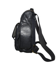 Load image into Gallery viewer, Ghurka Marley Hodgson 2001 Techpack Backpack No. 193 Black Vintage Leather 38