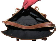 Load image into Gallery viewer, Ghurka Marley Hodgson 1991 Express No. 2 Derby Plaid Saddle Leather Duffle Bag