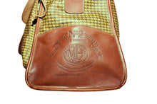 Load image into Gallery viewer, Ghurka Marley Hodgson 1991 Express No. 2 Derby Plaid Saddle Leather Duffle Bag