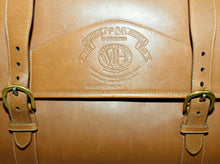 Load image into Gallery viewer, Vintage Ghurka Marley Hodgson No. 85 “The Barrister” – British Tan Saddle Leather Business Briefcase / Messenger Crossbody Bag