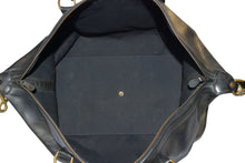 Load image into Gallery viewer, Vintage 1992 Ghurka Marley Hodgson Cavalier No. 96 Black Saddle Leather Duffle Bag