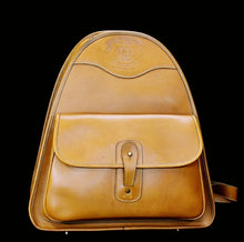 Load image into Gallery viewer, Ghurka Marley Hodgson 1990 Rucksack No. 33 Saddle Tan Leather Backpack