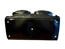 Load image into Gallery viewer, Vintage Ghurka Marley Hodgson 1997 Express No. 2 Black Vintage Leather 38 Duffle Bag