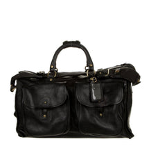 Load image into Gallery viewer, Vintage Ghurka Marley Hodgson 1997 Express No. 2 Black Vintage Leather 38 Duffle Bag