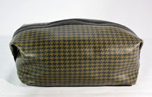 Load image into Gallery viewer, Vintage 1993 Ghurka Marley Hodgson No. 101 Holdall Stone Derby Check Travel Case