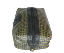 Load image into Gallery viewer, Vintage 1993 Ghurka Marley Hodgson No. 101 Holdall Stone Derby Check Travel Case