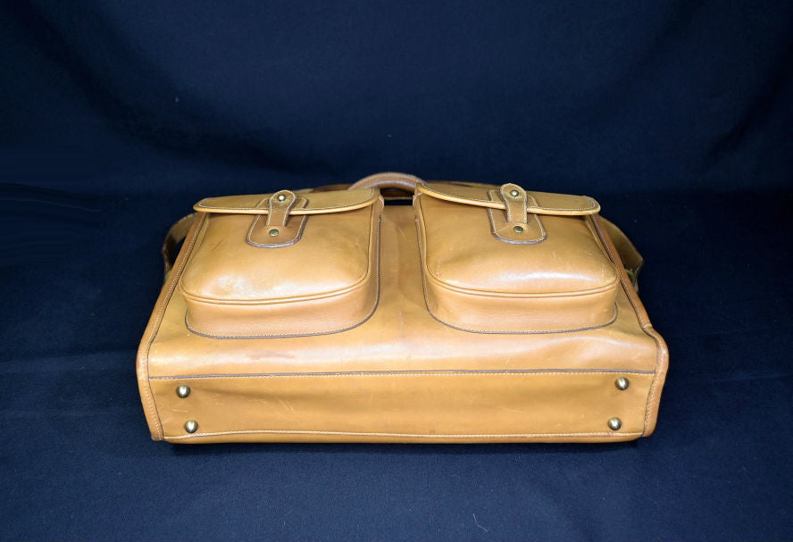 Ghurka 'Examiner' Leather Briefcase - Metallic