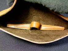 Load image into Gallery viewer, Vintage 1991 Ghurka Marley Hodgson GW140 Aviator Tan Saddle Leather Eyeglass Case
