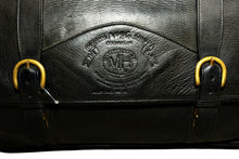 Load image into Gallery viewer, 1998 Vintage Ghurka Marley Hodgson No. 95 “The Counselor” – Black Vintage Leather 38 Business Briefcase / Messenger Crossbody Bag
