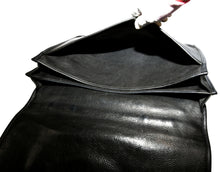 Load image into Gallery viewer, 1998 Vintage Ghurka Marley Hodgson No. 95 “The Counselor” – Black Vintage Leather 38 Business Briefcase / Messenger Crossbody Bag
