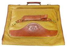 Load image into Gallery viewer, Vintage 1991 Ghurka Marley Hodgson No. 83 PACKET Derby Check Tri-Fold 2-3 Suit Garment Bag
