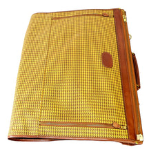 Load image into Gallery viewer, Vintage 1991 Ghurka Marley Hodgson No. 83 PACKET Derby Check Tri-Fold 2-3 Suit Garment Bag
