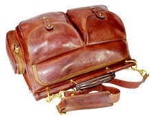 Load image into Gallery viewer, Vintage 1999 Ghurka Marley Hodgson Garrison No. 147 Chestnut Vintage Leather 38
