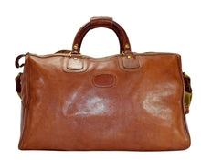 Load image into Gallery viewer, Vintage Ghurka Marley Hodgson 1994 Express No. 2 Chestnut Vintage Leather 38 Duffle Bag
