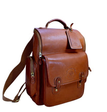 Load image into Gallery viewer, Ghurka Marley Hodgson 2001 Techpack Backpack No. 193 Chestnut Vintage Leather 38
