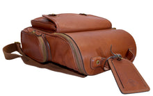 Load image into Gallery viewer, Ghurka Marley Hodgson 2001 Techpack Backpack No. 193 Chestnut Vintage Leather 38
