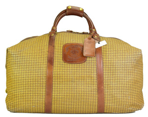 Vintage 1992 Ghurka Marley Hodgson No. 98 Cavalier lll  Derby Plaid Duffle Bag