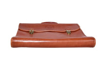 Load image into Gallery viewer, Vintage Ghurka Marley Hodgson No 188 ETON Chestnut Vintage Leather Briefcase Bag
