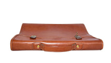 Load image into Gallery viewer, Vintage Ghurka Marley Hodgson No 188 ETON Chestnut Vintage Leather Briefcase Bag
