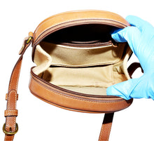 Load image into Gallery viewer, Vintage Ghurka Marley Hodgson 1992 No. 113 BLAIR Khaki Twill &amp; Leather Crossbody Bag
