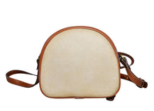 Load image into Gallery viewer, Vintage Ghurka Marley Hodgson 1992 No. 113 BLAIR Khaki Twill &amp; Leather Crossbody Bag

